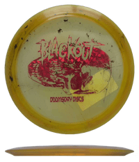 174g - Auburn (Red Shatter) Biohazard Doomsday Discs Blackout - Skyline Disc Golf