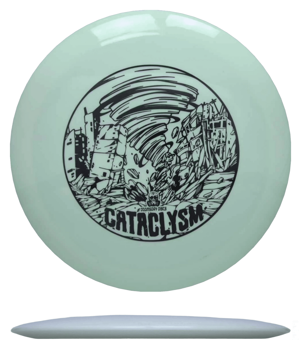 178g - White (Black) Survival Doomsday Discs Cataclysm - Skyline Disc Golf