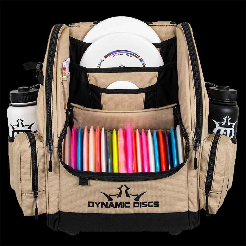 Dynamic Discs Commander Backpack Disc Golf Bag Sandstone Disc Golf Bags