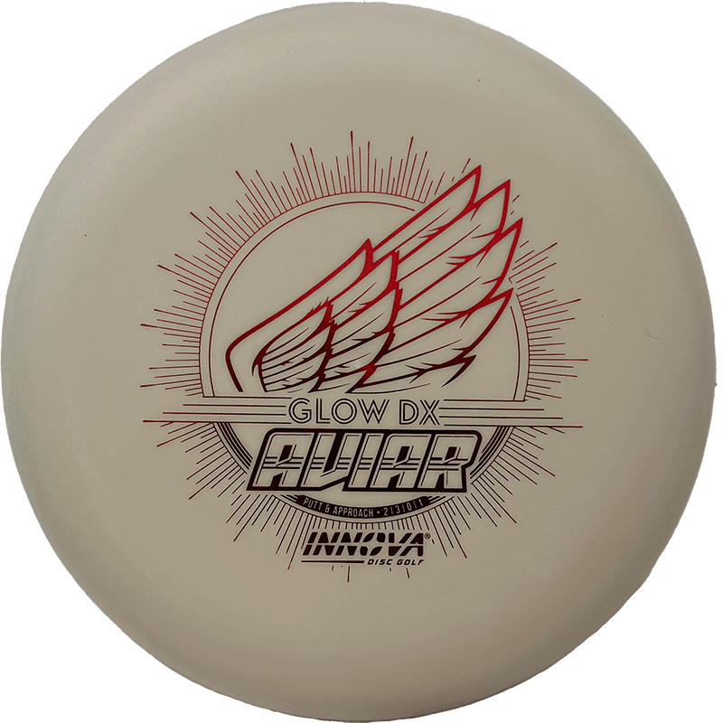 172g - Glow (Red Foil) Glow DX Innova Aviar - Skyline Disc Golf