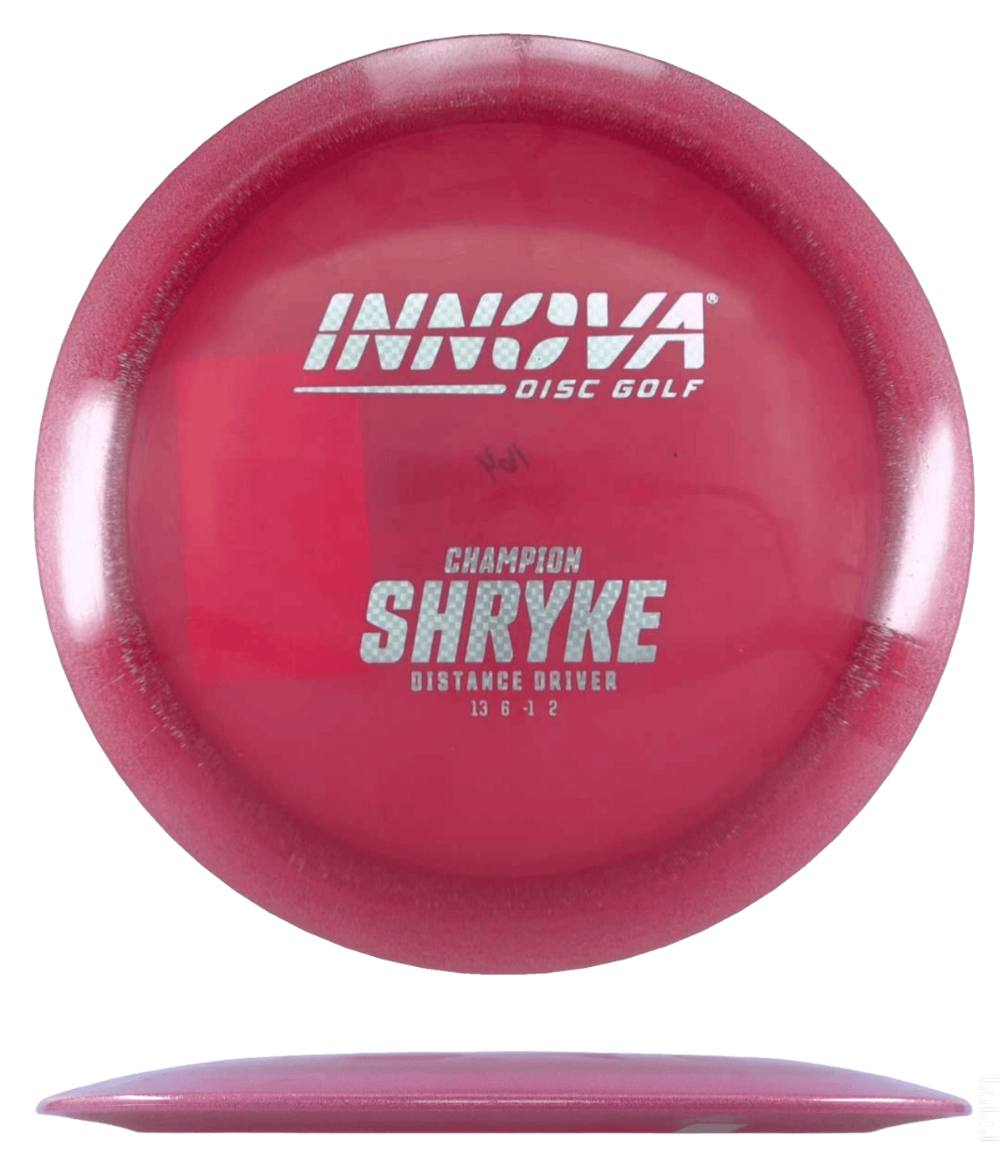 164g - Red (Silver Carbon Fiber) Champion Innova Shryke - Skyline Disc Golf