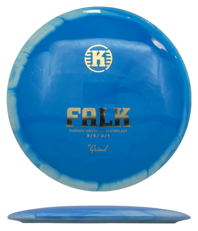 Kastaplast Falk - K1 Grind / 174g - Blue (Gold) - Skyline Disc Golf