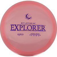 176g - Pink (Blue) *1026* Opto Moonshine Latitude 64 Explorer - Skyline Disc Golf