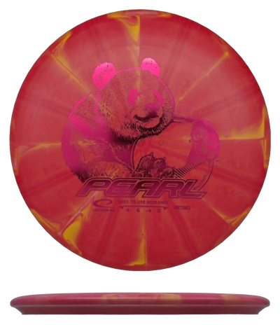 Latitude 64 Pearl - Retro Burst / 155g - Orange/Yellow (Crimson Foil) - Skyline Disc Golf