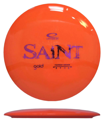 Latitude 64 Saint - Gold / 173g - Orange (Magenta Foil) - Skyline Disc Golf