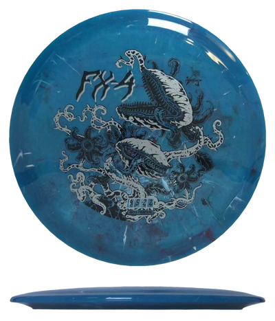 Prodigy FX-4 - 400 Fractal / 175g - Blue (Black/Silver) - Skyline Disc Golf