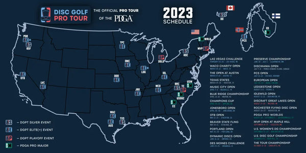 2023 Disc Golf Profession Tour Schedule