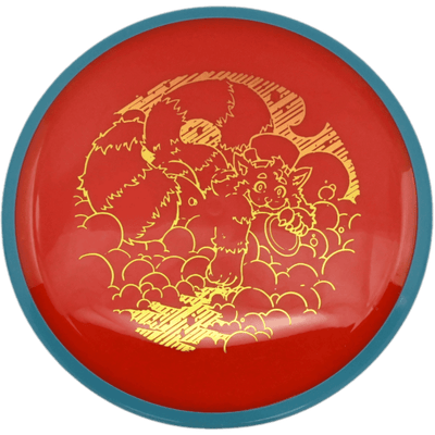 Axiom Crave Axiom Crave - Neutron / 175g - Red Orange w/ Teal Rim (Orange/Yellow Foil - Skooba's Art Edition) - Skyline Disc Golf