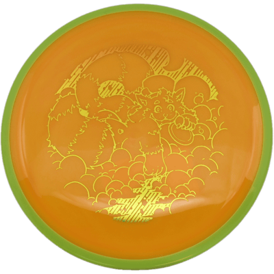 Axiom Crave Axiom Crave - Neutron / 174g - Tang w/ Chartreuse Rim (Yellow Foil - Skooba's Art Edition) - Skyline Disc Golf