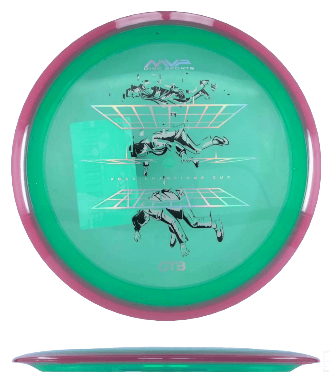 Axiom Defy - Prism Proton Soft / 157g - Green w/ Magenta Rim (OTB Champions Cup)