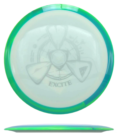 Axiom Excite - Neutron / 173g - Whjite w/ Blue/Green Marble Rim (Silver)