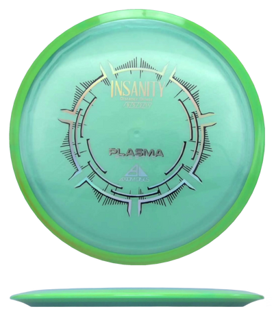 Axiom Insanity - Plasma / 163g - Green w/ Green Rim (Chrome)