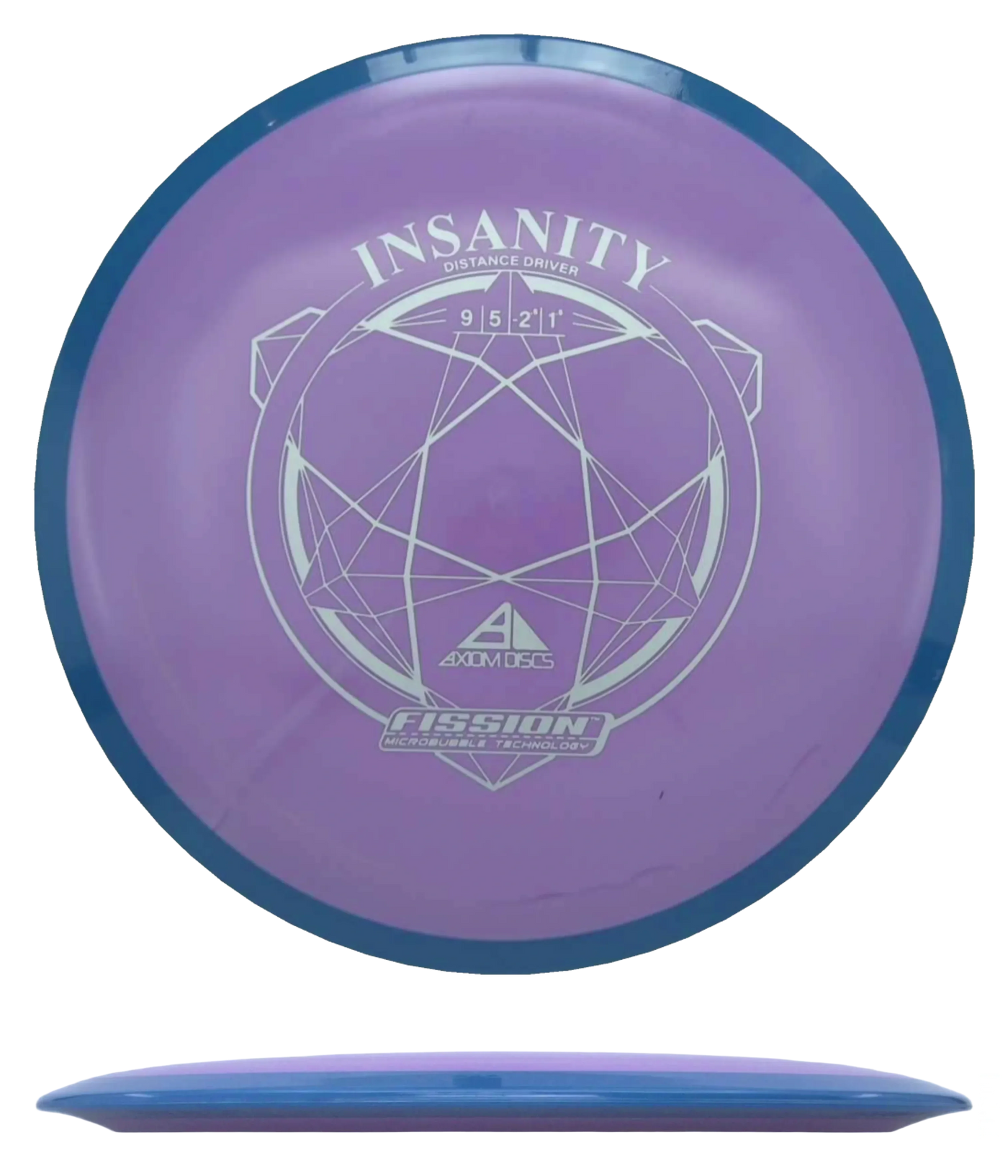 Axiom Insanity - Fisison / 170g - Lavender w/ Blue Rim (Silver)