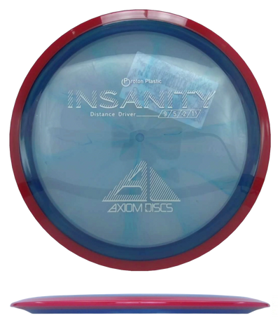 Axiom Insanity - Proton / 155g - Blue w/ Red Rim (Silver)