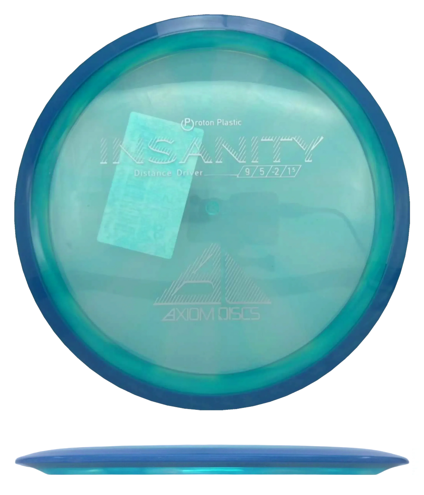 Axiom Insanity - Proton / 172g - Seafoam w/ Blue Rim (Silver)
