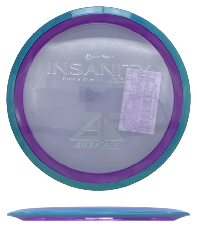 Axiom Insanity - Proton / 168g - Purple w/ Blue Rim (Silver)