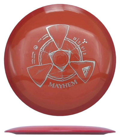 Axiom Mayhem - Neutron / 172g - Orange w/ Orange Rim (Silver)