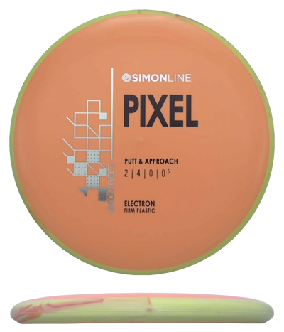 Axiom Pixel - Electron Firm / 166g - Orange w/ Yellow Orange Rim (Black/Silver)