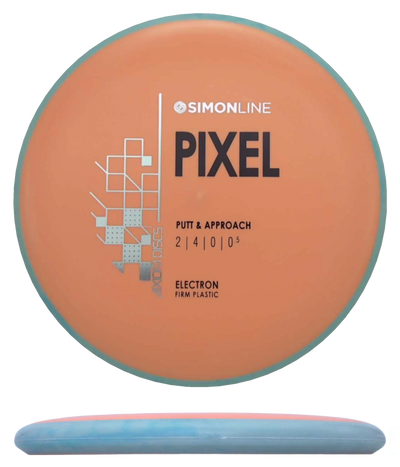 Axiom Pixel - Electron Firm / 172g - Orange w/ Teal Rim (Black/Silver)