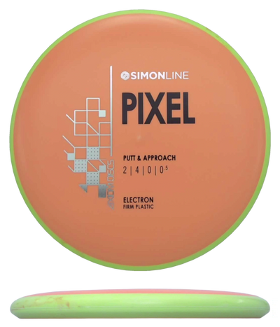Axiom Pixel - Electron Firm / 171g - Orange w/ Yellow Rim (Black/Silver)