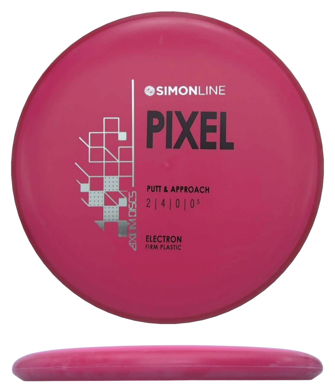 Axiom Pixel - Electron Firm / 173g - Red w/ Red Rim (Black/Silver)