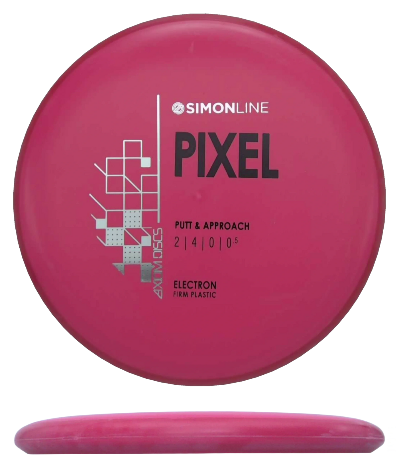 Axiom Pixel - Electron Firm / 173g - Red w/ Red Rim (Black/Silver)