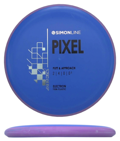 Axiom Pixel - Electron Firm / 171g - Blue w/ Violet Rim (Black/Silver)