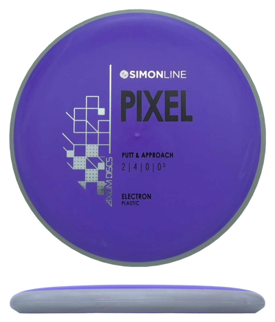 Axiom Pixel - Electron / 172g - Purple w/ Gray Rim (Black/Silver)