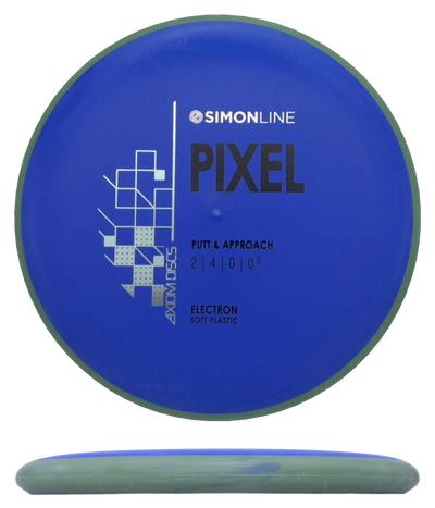 Axiom Pixel - Electron Soft / 167g - Blue w/ Army Green Rim (Black/Silver)