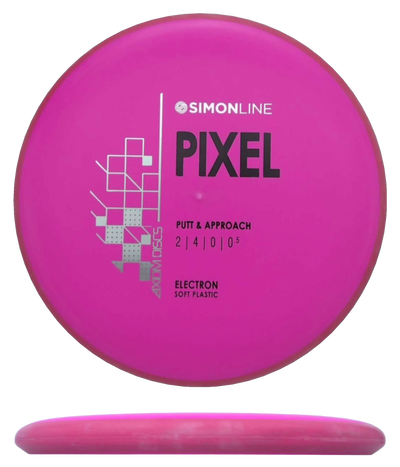 Axiom Pixel - Electron Soft / 168g - Hot Pink w/ Red Rim (Black/Silver)