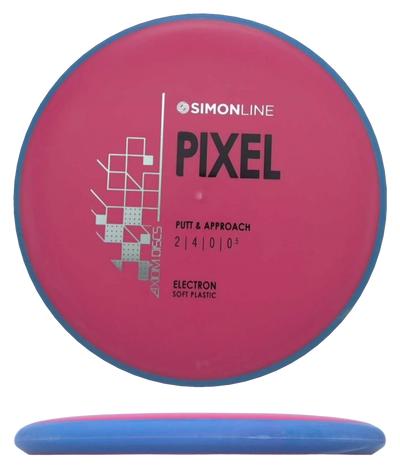 Axiom Pixel - Electron Soft / 167g - Red w/ Blue Rim (Black/Silver)
