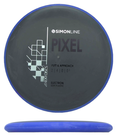 Axiom Pixel - Electron Soft / 174g - Black w/ Blue Rim (Black/Silver)