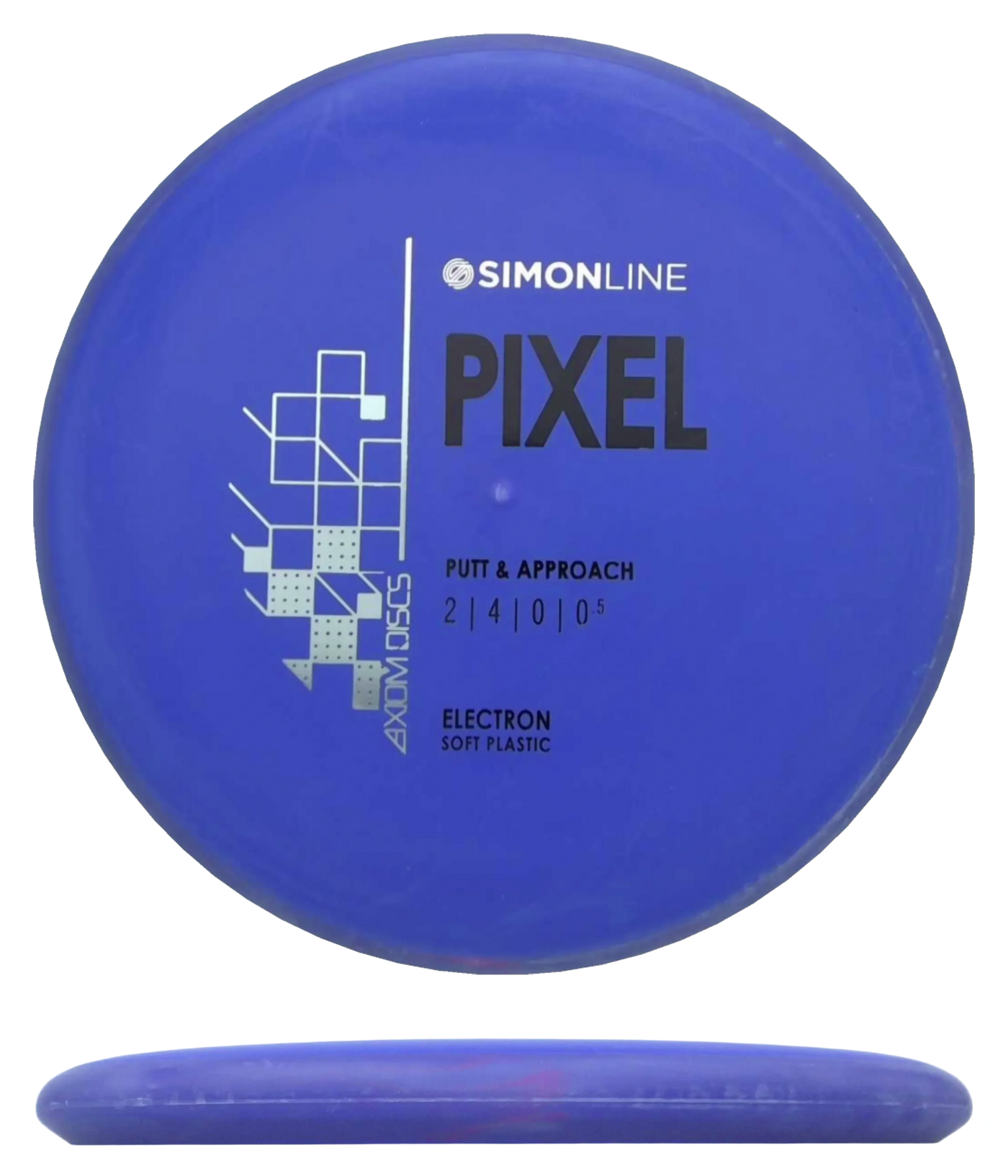 Axiom Pixel - Electron Soft / 174g - Blue w/ Blue Rim (Black/Silver)