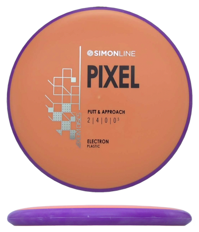 Axiom Pixel - Electron / 169g - Orange w/ Purple Rim (Black/Silver)