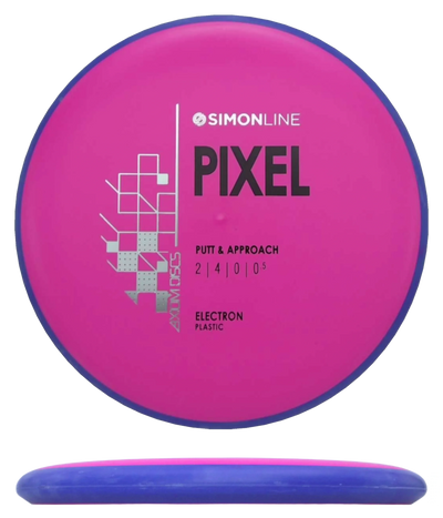 Axiom Pixel - Electron / 168g - Hot Pink w/ Blue Rim (Black/Silver)