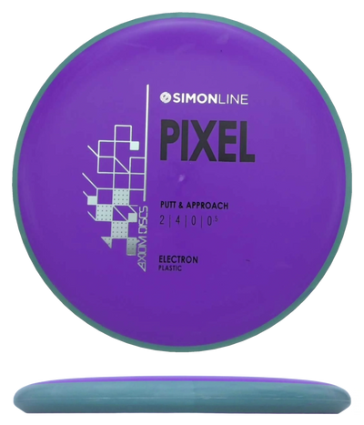 Axiom Pixel - Electron / 168g - Purple w/ Sky Blue Rim (Black/Silver)