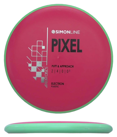 Axiom Pixel - Electron / 172g - Red w/ Green Rim (Black/Silver)