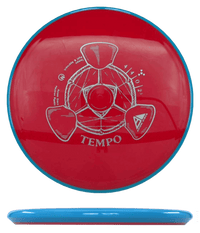 Axiom Tempo - Neutron / 166g - Red w/ Blue Rim (Silver) *059*