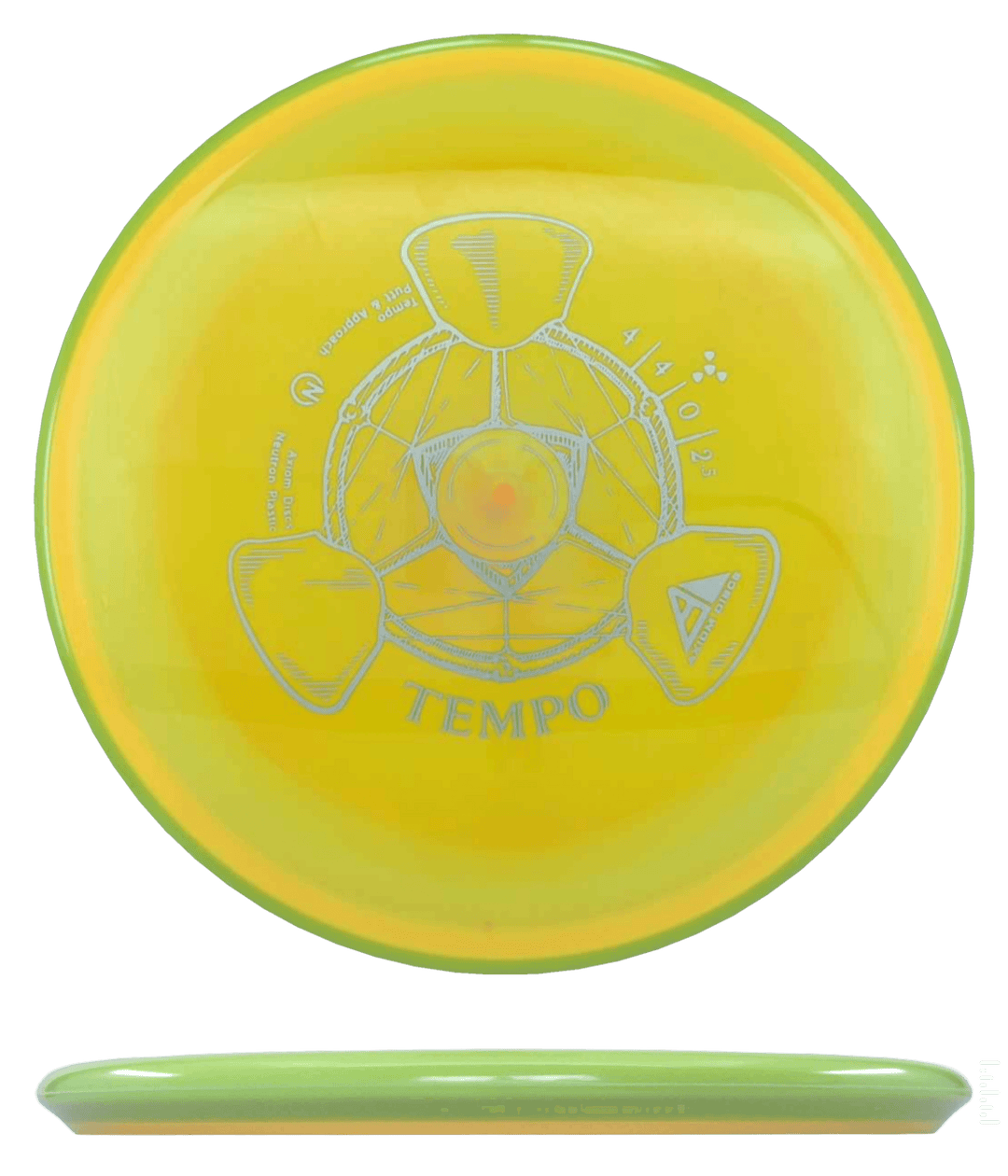 Axiom Tempo - Neutron / 172g - Goldenrod w/ Yellow-ish Rim (Silver)