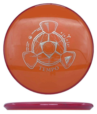 Axiom Tempo - Neutron / 166g - Orange w/ Red Rim (Silver)