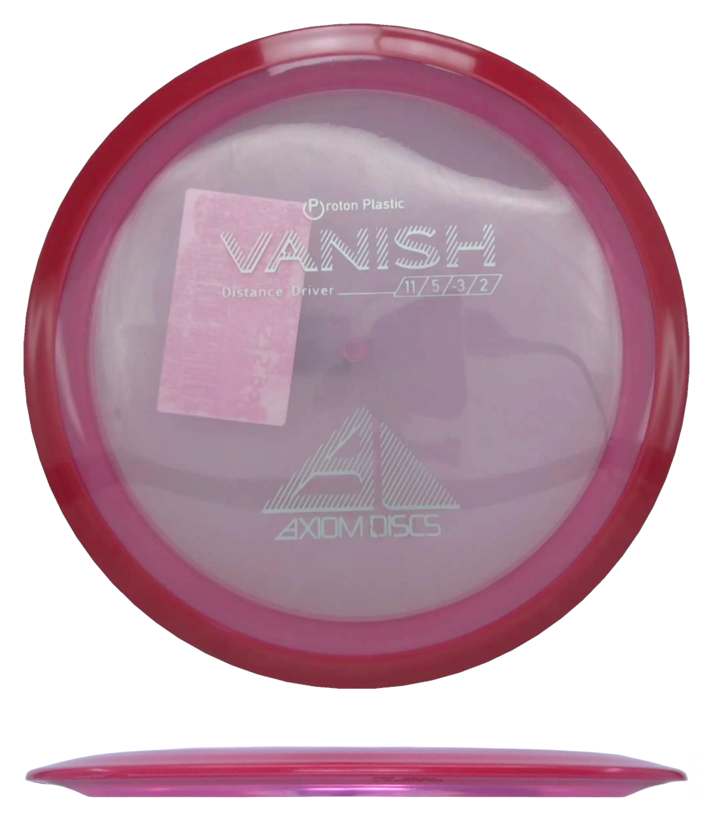 Axiom Vanish - Proton / 167g - Pink w/ Red Rim (Silver)