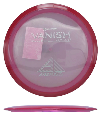 Axiom Vanish - Proton / 167g - Pink w/ Red Rim (Silver)