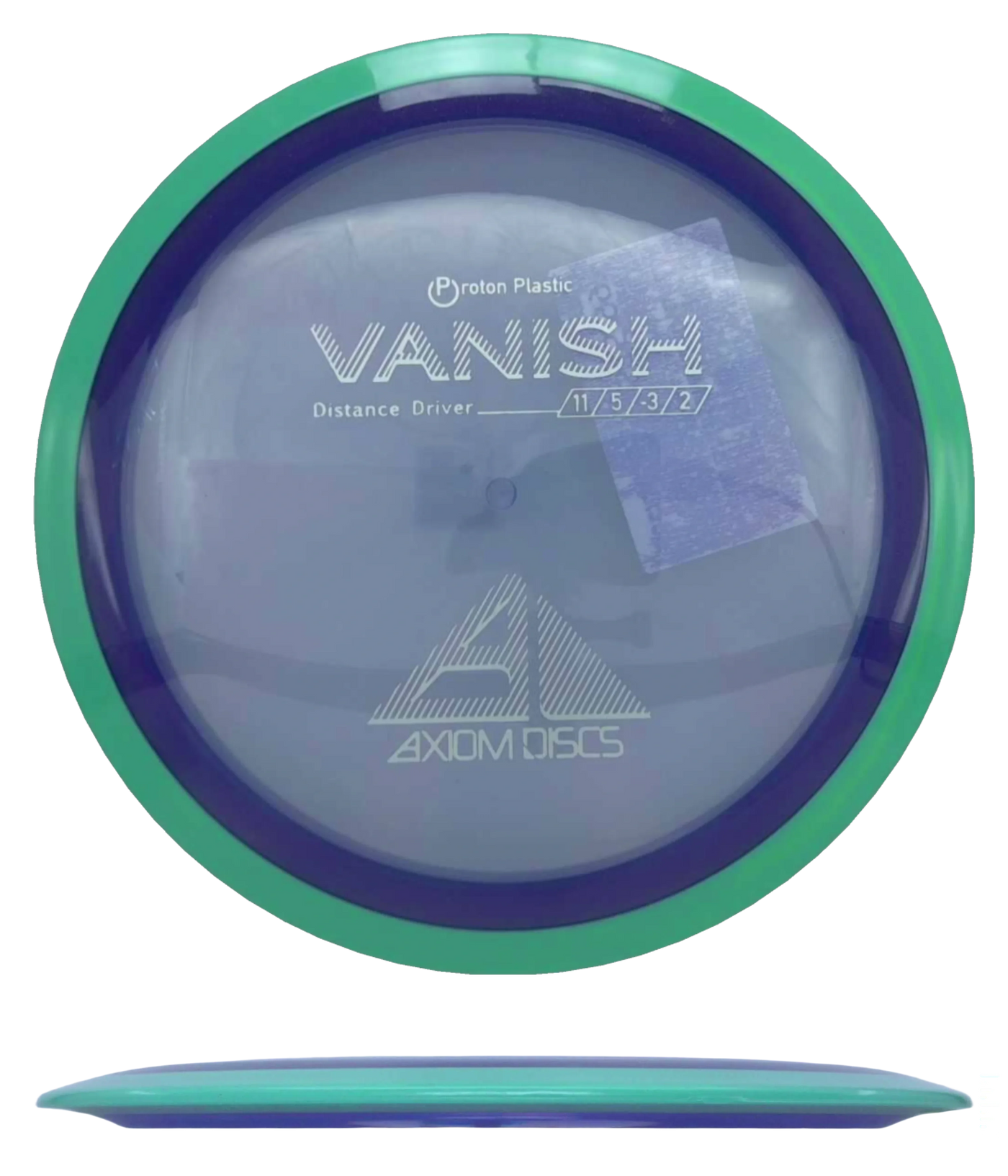 Axiom Vanish - Proton / 168g - Blue-ish Violet w/ Mint Rim (Silver)