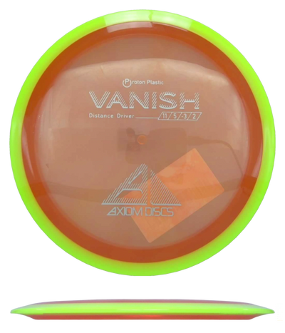 Axiom Vanish - Proton / 159g - Orange w/ Yellow Rim (Silver)