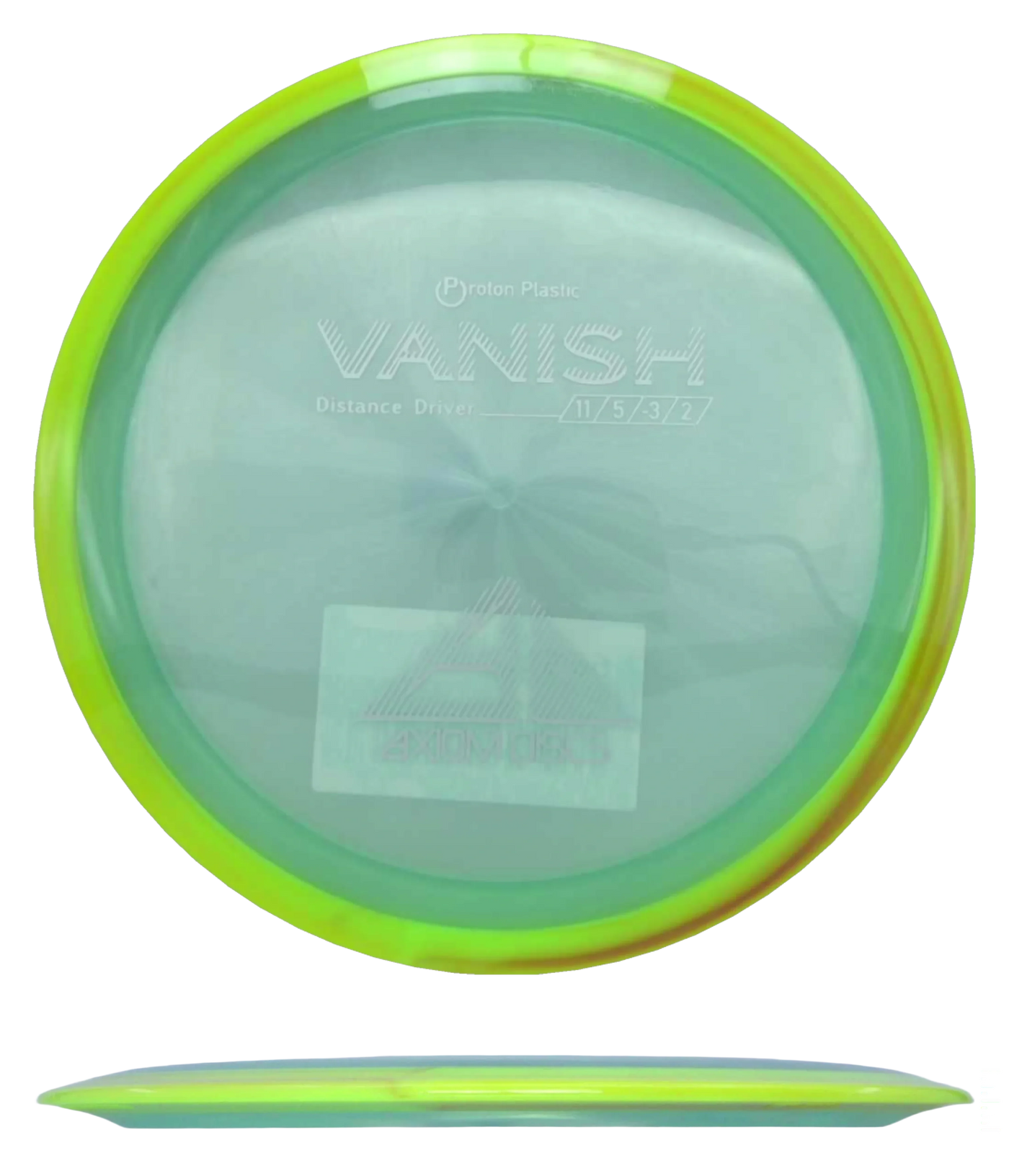 Axiom Vanish - Proton / 158g - Soft Green w/ Chartreuse Rim (Silver)