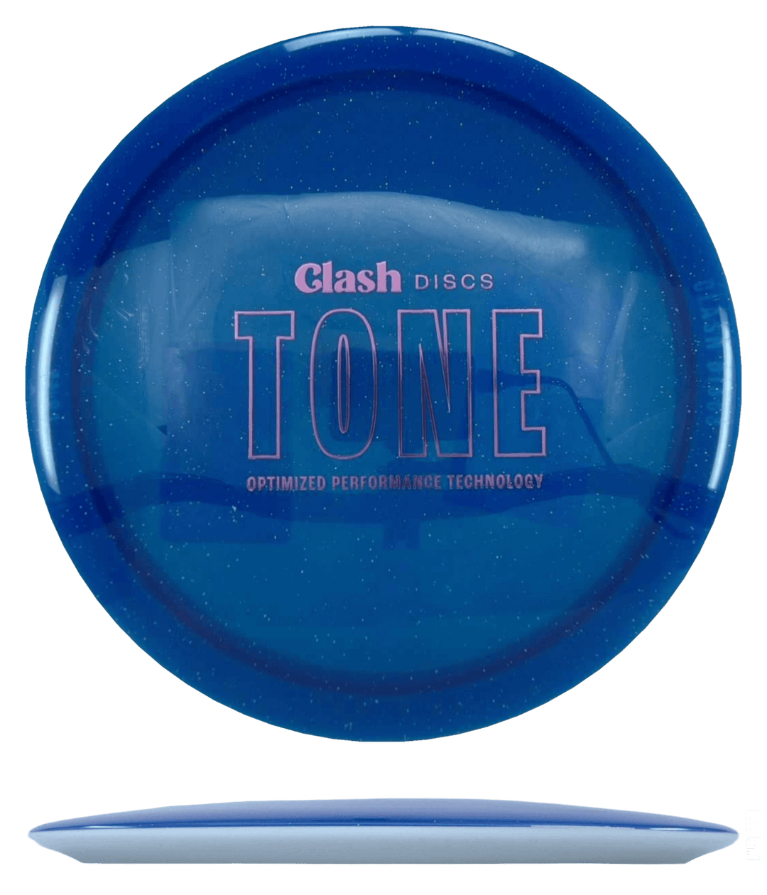 Clash Discs Cookie - TONE / 172g - Blue Glitter (Pink Foil)