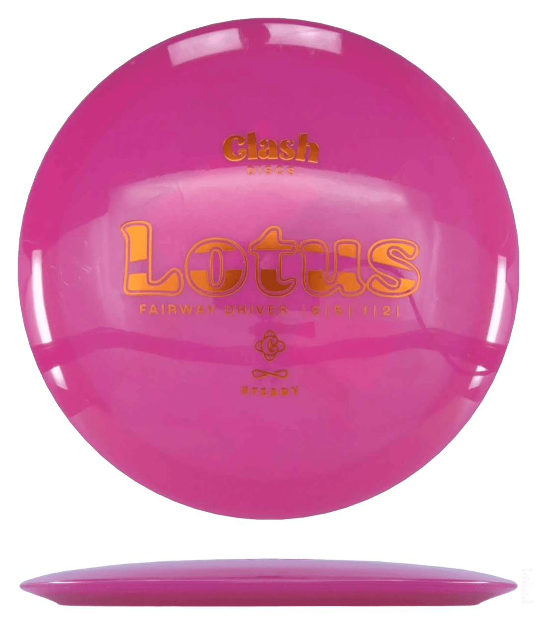 Clash Discs Lotus - Steady / 174g - Pink (Orange Foil)