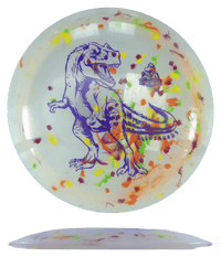 Dino Discs Allosaurus - Egg Shell / Unstamped - Clear (Purple)