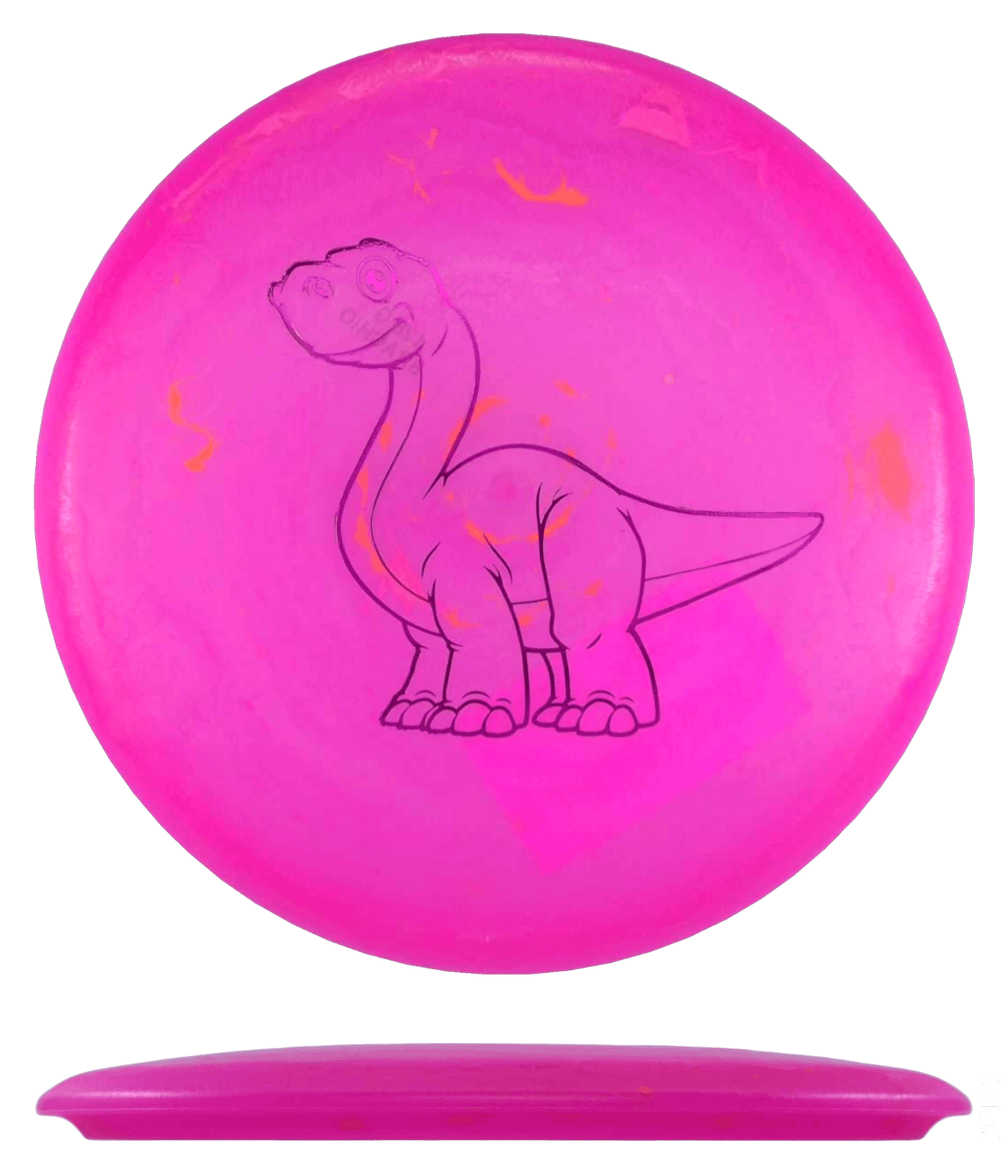 Dino Discs Brachiosaurus - Egg Shell / 128g - Hot Pink (Magenta Foil) *024*