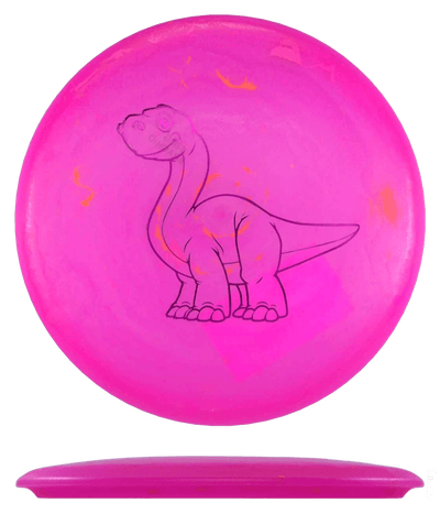 Dino Discs Brachiosaurus - Egg Shell / 128g - Hot Pink (Magenta Foil) *024*